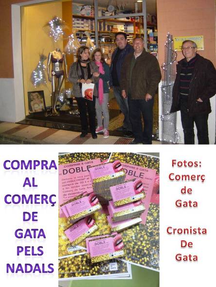 EL COMERÇ DE GATA IMPULSA LES COMPRES NADALENQUES DINS DEL POBLE