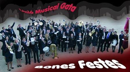 FELICITEN ELS NADALS: la banda UNIÓ MUSICAL DE GATA