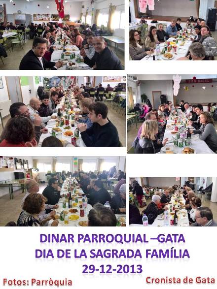 LA PARRÒQUIA CELEBRA EL DIA DE LA SAGRADA FAMÍLIA, AMB UNA MISSA I MENJAR A L'ESCOLA