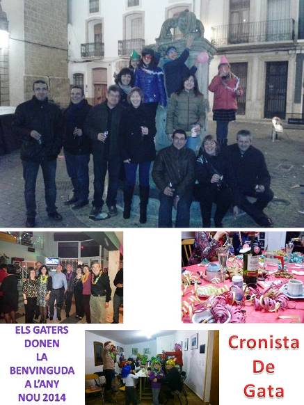 ELS GATERS DONEN LA BENVINGUDA AL NOU ANY 2014
