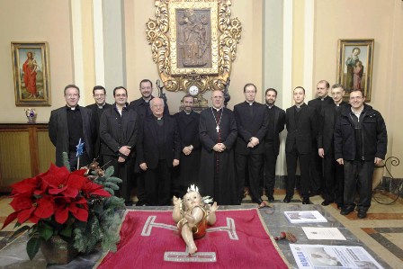 L'ARQUEBISBE ES REUNIX AMB ELS RECTORS VALENCIANS QUE ESTAN A ROMA