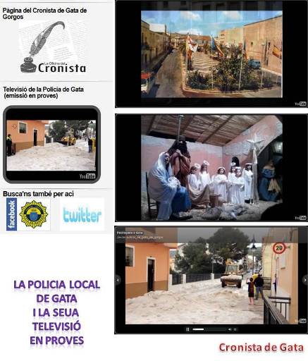 LA POLICIA LOCAL DE GATA COMENÇA LES PROVES AL SEU CANAL AUDIOVISUAL