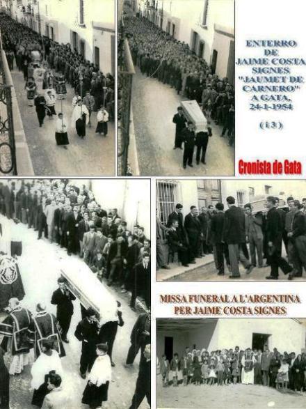 JAIME COSTA SIGNES (Jaumet de Carnero) (1934-1957): UNA VIDA TRUNCADA PER UN ACCIDENT A LA MILI (últim capítol, i VIII, acomiadament a Gata -i 3-)