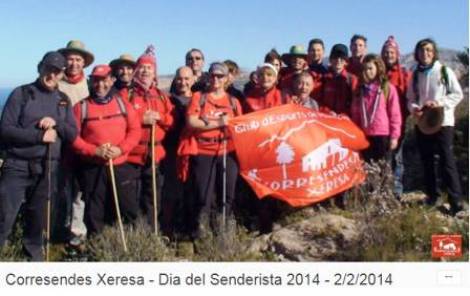 UN VÍDEO DE SENDERISTES DE XERESA MOSTRA ELS PAISATGES GATERS, DIA DEL SENDERISTA A GATA, 2-2-2014