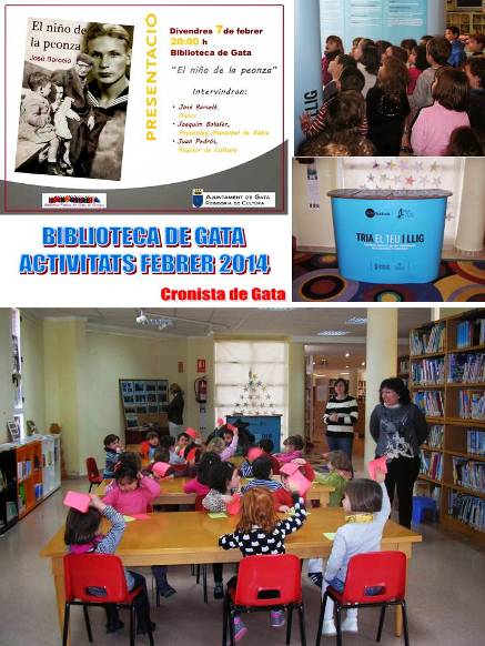 DEMÀ A LA BIBLIOTECA, PRESENTACIÓ DEL LLIBRE EL NIÑO DE LA PEONZA