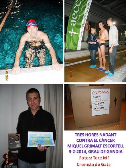 UNA NATACIÓ SOLIDÀRIA: EL GATER MIQUEL GRIMALT ESCORTELL SUPERA LA SEUA MARCA
