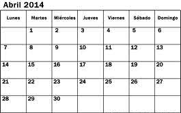 ABRIL, ACTES MIL: Trobada, concerts, actes religiosos, festius,