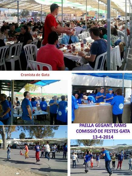 PAELLA GEGANT, JOCS, FOGUERILSCOMISSIÓ DE FESTES PATRONALS 2014