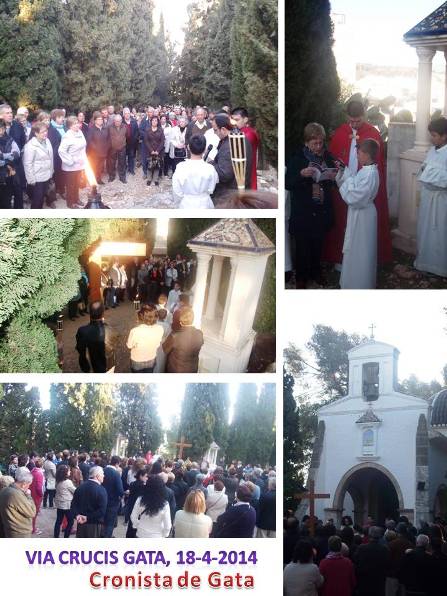 DIVENDRES SANT GATA 2014: Silenci i recolliment al Via Crucis matinal