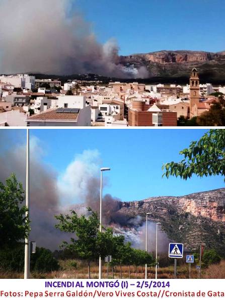 EL NOSTRE MONTGÓ ES CREMA ( II ): els diaris conten l'incendi