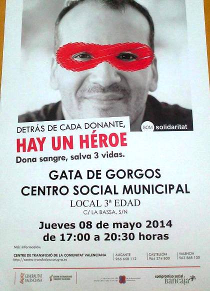 DEMÀ, NOVA COL·LECTA DE DONACIÓ DE SANG A GATA