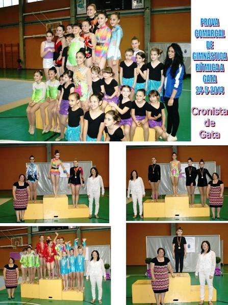 UN TOTAL DE 220 XIQUETES I UN XIQUET PARTICIPEN EN LA PROVA COMARCAL DE GIMNÀSTICA RÍTMICA, CELEBRADA A GATA