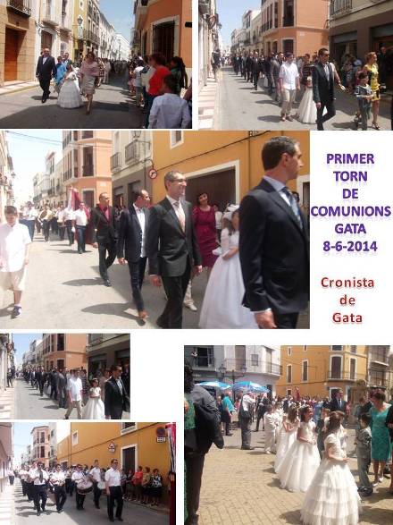 PRIMER TORN DE LES PRIMERES COMUNIONS A GATA: 23 INFANTS PRENEN EL SACRAMENT