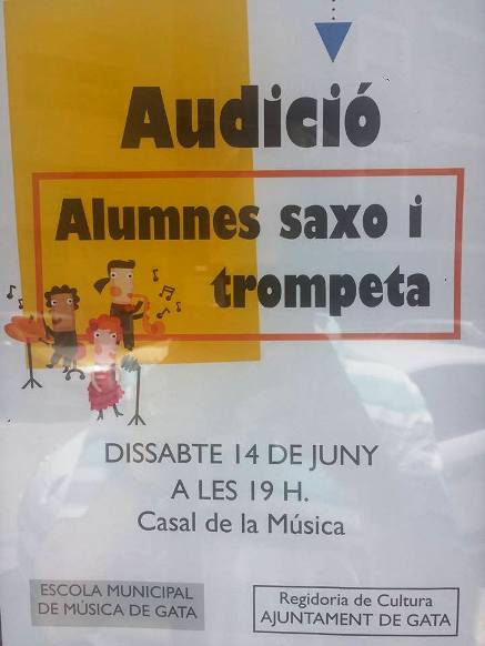 AUDICIÓ, AQUESTA VESPRADA, AL CASAL DE LA MÚSICA