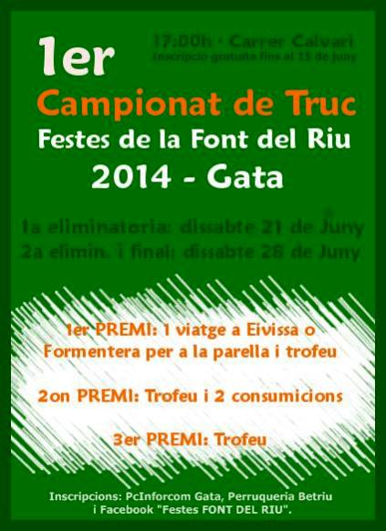 JA ESTEU TOTS APUNTANTS AL TRUC DE LA FONT DEL RIU?