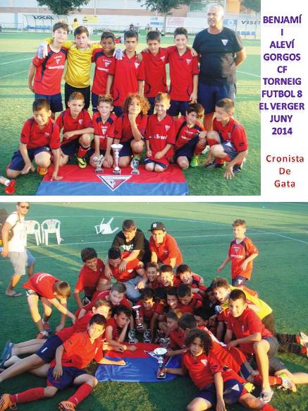 ELS EQUIPS BENJAMÍ I ALEVÍ DEL GORGOS, SEGON I TERCER AL TORNEIG DE EL VERGER