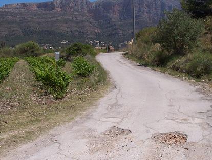 GATA DEMANA A DIPUTACIÓ QUE ACONDICIONE EL CAMÍ DE JESÚS POBRE