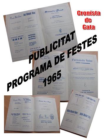 AQUELLS PROGRAMESAQUELLES FESTES!! -6- (la publicitat de lany 1965, segona i última part)
