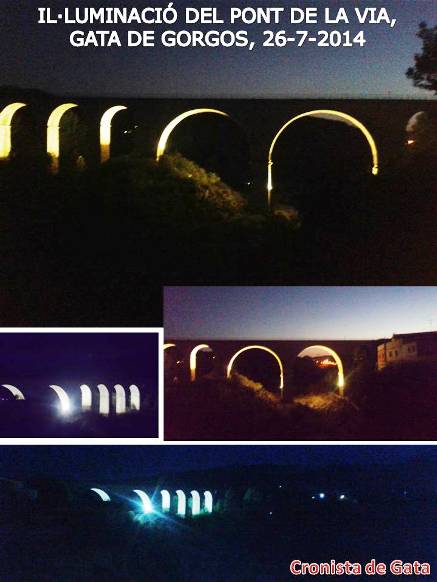 HEU VIST JA EL PONT DE LA VIA A GATA IL·LUMINAT ?