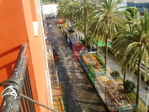 IMATGES CURIOSESI DE FESTA: El corro dels bous de Gata vist des de les altures