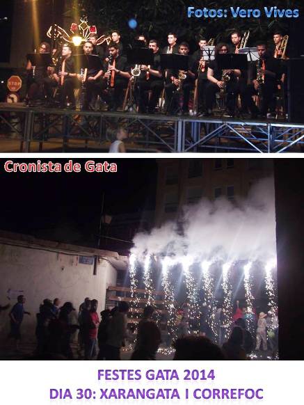 ANIT DIMECRES 30: Xarangata i correfoc (nou itinerari)