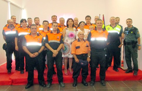 ACTE INSTITUCIONAL, AL COMPLIR-SE EL X ANIVERSARI DE L'AGRUPACIÓ LOCAL DE PROTECCIÓ CIVIL DE GATA