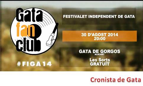 COMPTE ENRERE PER AL FESTIVALET INDEPENDENT DE GATA (FIGA 2014)