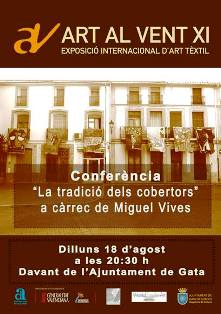 VOS RECORDEDEMÀ DILLUNS 18, FARÉ UNA XERRADA SOBRE LA TRADICIÓ DELS COBERTORS A GATA