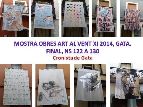 TOTES LES OBRES DE ART AL VENT XI 2014, GATA ( XVI -FINAL-): de la 122 a la 130