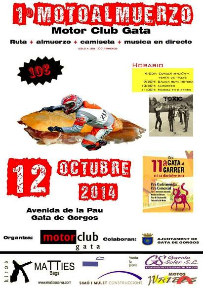 PRIMER MOTO-ESMORZAR, AMB MOTIU DE LA FIRA GATA AL CARRER 2014