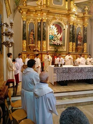 EL RECTOR GATER JUAN JOSÉ MONFORT VALLÉS FA LA SEUA ENTRADA A LES PARRÒQUIES DE ALBAL
