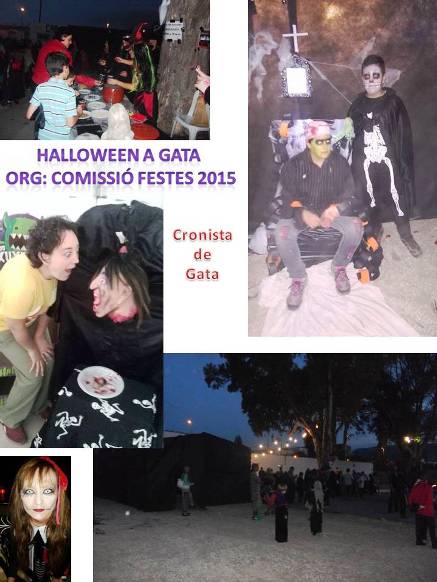 LA COMISSIÓ 2015 I LA GENT MENUDA I JOVE ES TRANSFORMA EN HALLOWEEN