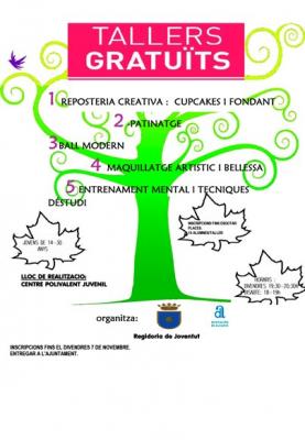 CURSOS GRATUÏTS PER ALS JOVES DE GATA