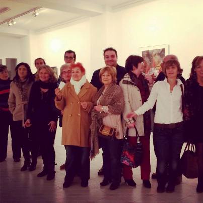 INAUGURADA L'EXPOSICIÓ A L'INICI DELS ALUMNES DE L'ESCOLA ANTONI VIVES A GATA