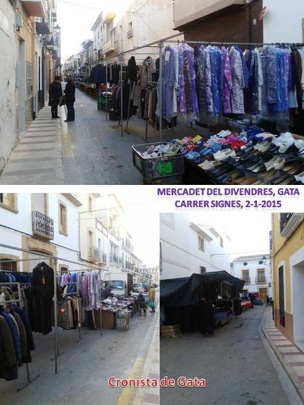 EL MERCADET DEL DIVENDRES DE GATA S'HA FET HUI DINS DEL CARRER SIGNES: anècdota històrica en 82 anys