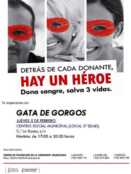 DIJOUS 5 DE FEBRER, NOVA DONACIÓ DE SANG