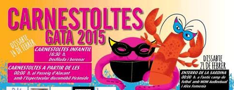 JA ESTÀ AL CARRER EL CARTELL DE CARNESTOLTES GATA 2015