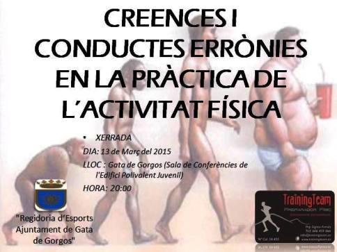 DEMÀ DIVENDRES 13 XERRADA ESPORTIVA (GATA)