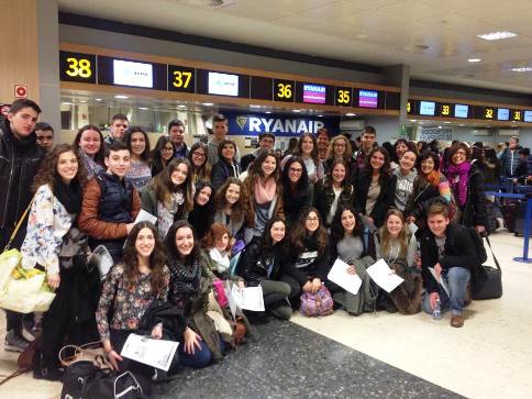 ELS ALUMNES DE QUART D'ESO DE GATA VIATGEN A ITÀLIA