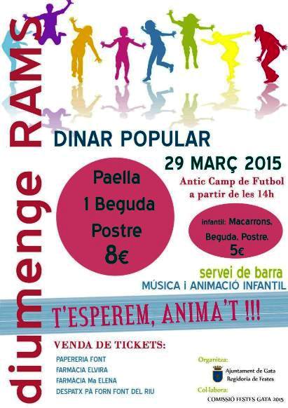 RECORDEUHUI, DIA DE FOGUERILS: DINAR POPULAR A GATA