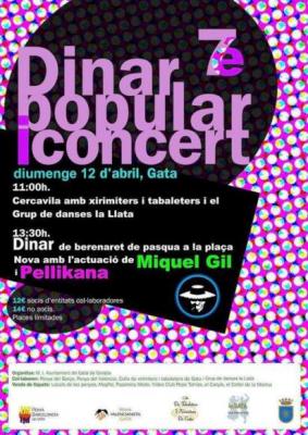 HO RECORDEU? DIUMENGE 12, 7é DINAR POPULAR (berenar de Pasqua) A GATA