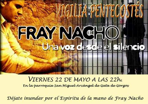 CONCERT-ORACIÓ, VIGÍLIA DE PENTECOSTÉS A L'ESGLÉSIA DE GATA (Actuació de Frai Nacho, capellà i cantautor)