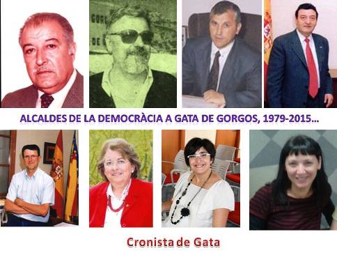 HISTÒRIA ELECTORAL MUNICIPAL DE GATA, 1979-2015, 36 anys de democràcia ( I )