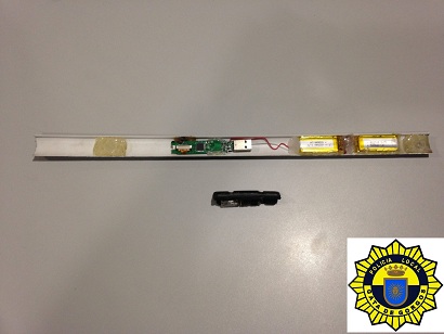 LA POLICIA LOCAL DE GATA PILLA A TEMPS UN CLONADOR DE TARGETES A CRÈDIT