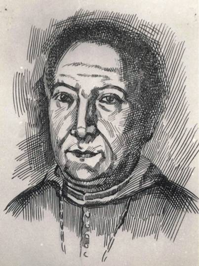 HISTÒRIA LOCAL: DIBUIX DEL BISBE SERVERA (1956)