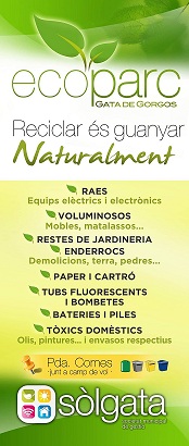 SÒLGATA RECORDA LA FUNCIÓ DE L'ECOPARC I QUÈ ES DEU ABOCAR ALLÍ