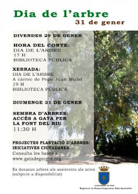 GATA CELEBRA EL DIA DE LARBRE EL 31 DE GENER, diumenge