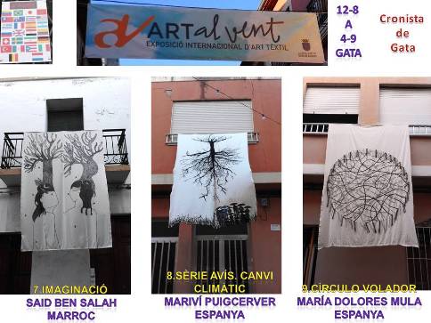 RECORREGUT PER ART AL VENT 2016, GATA: Obres de Ben Salah, Puigcerver i Mula (7-9)