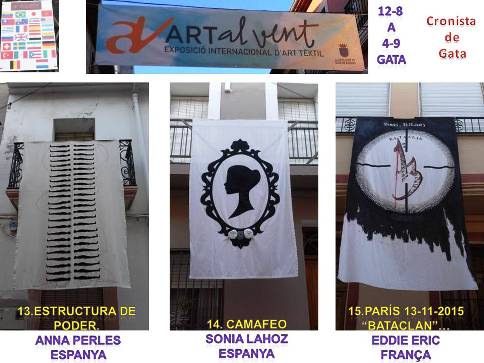 RECORREGUT PER ART AL VENT 2016, GATA: Obres de Perles, Lahoz i Eric (13-15)
