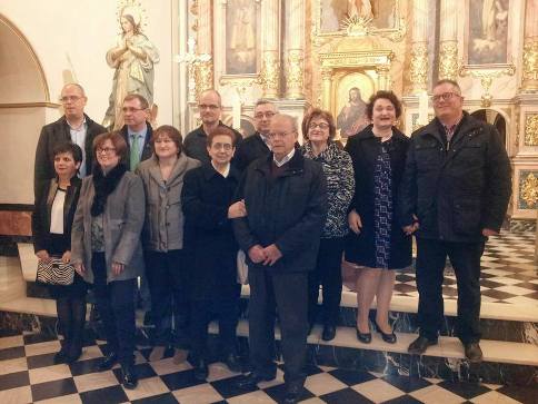 PARRÒQUIA DE GATA: CINC MATRIMONIS FESTEGEN LES BODES DE PLATA I UN LES D'OR